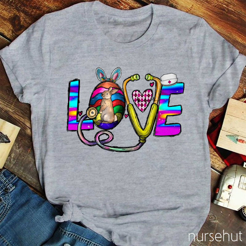 Easter Kangaroo In An Egg Nurse T-Shirt