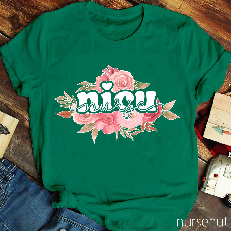Rose Nicu Nurse T-Shirt