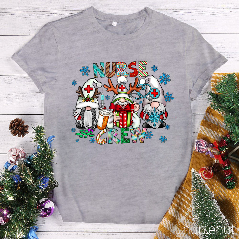 Gnomes Nurse Crew Nurse T-Shirt