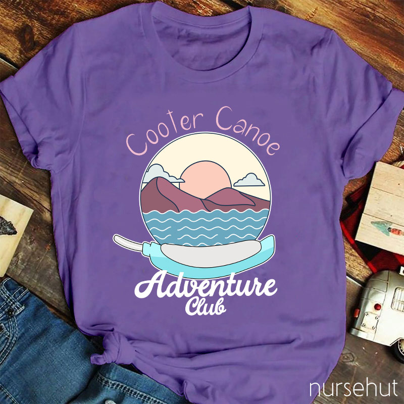 Cooter Canoe Adventure Club Nurse T-Shirt