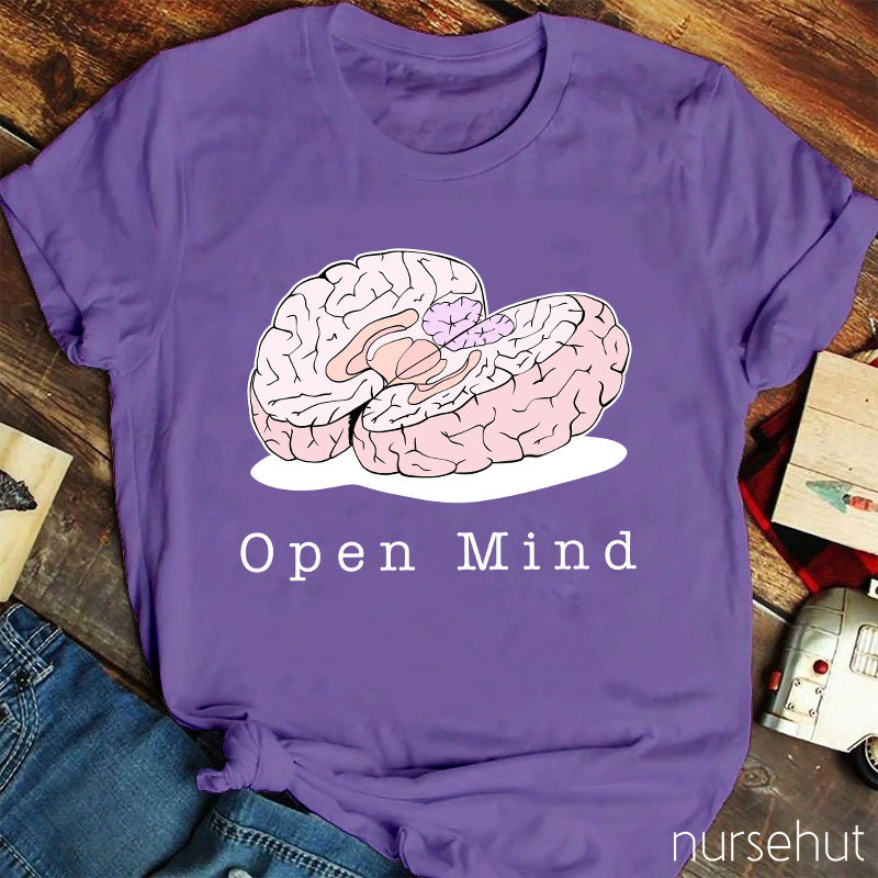 Open Mind Brain Nurse T-Shirt