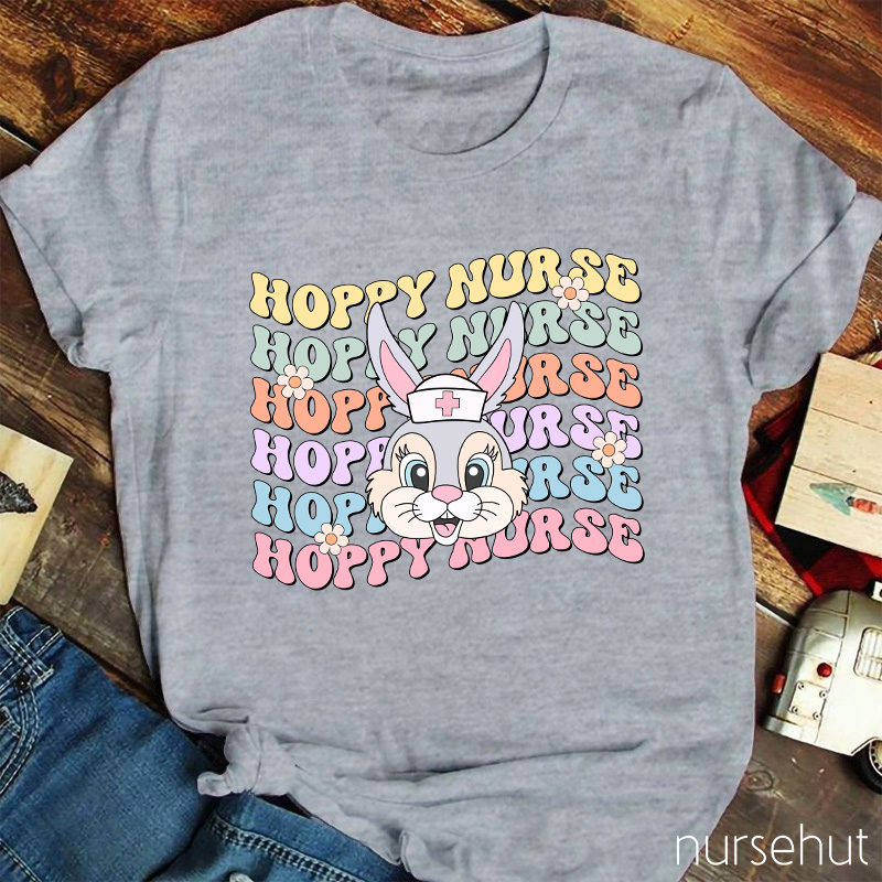 Hoppy Bunny Nurse T-Shirt