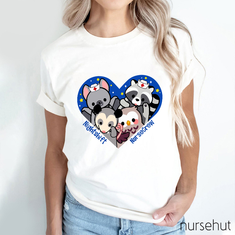 Nightshift Nursecrew Nurse T-Shirt