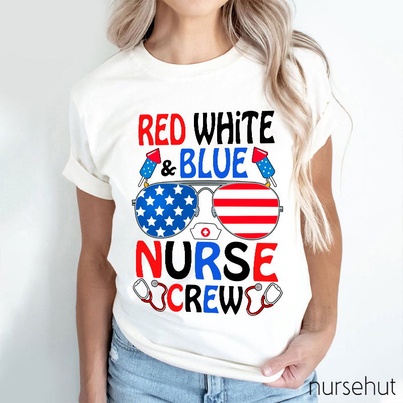 Red White Blue Nurse T-Shirt