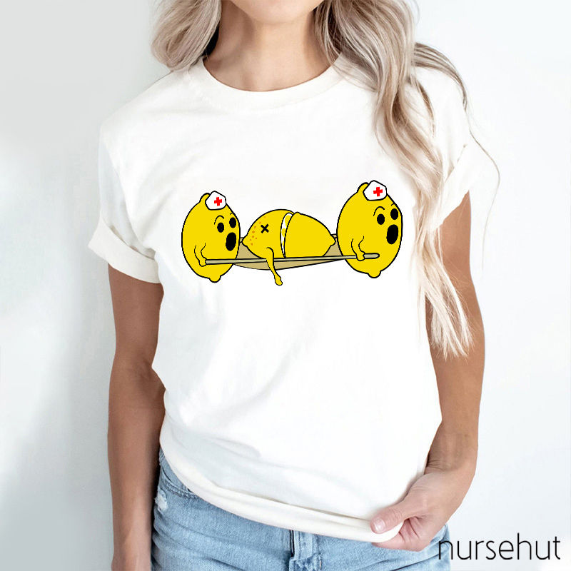 First Aid Lemon First Aid Nurse T-Shirt
