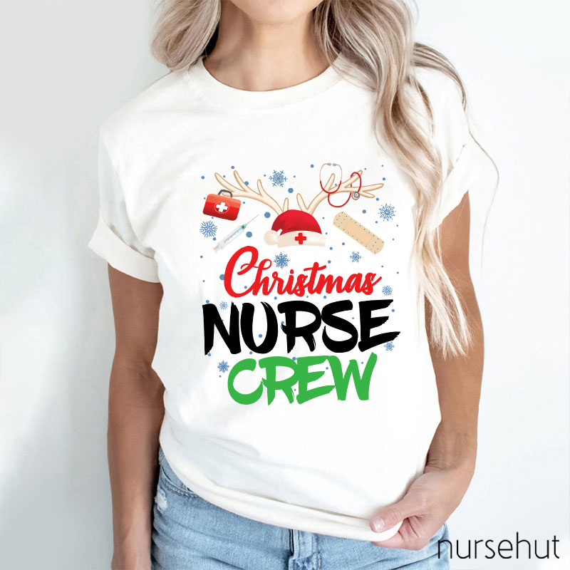 Christmas Nurse Crew Nurse T-Shirt