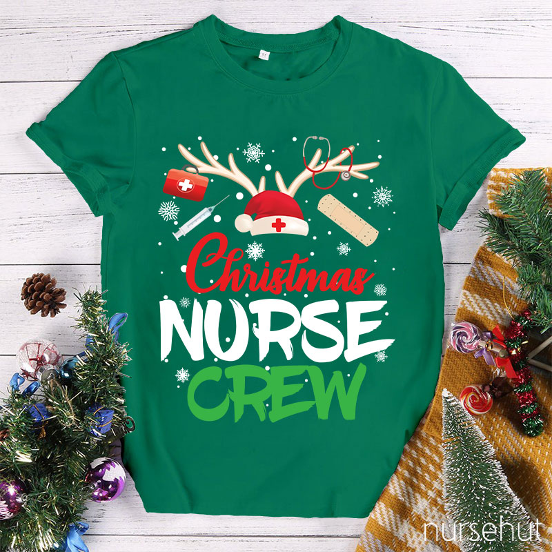 Christmas Nurse Crew Nurse T-Shirt