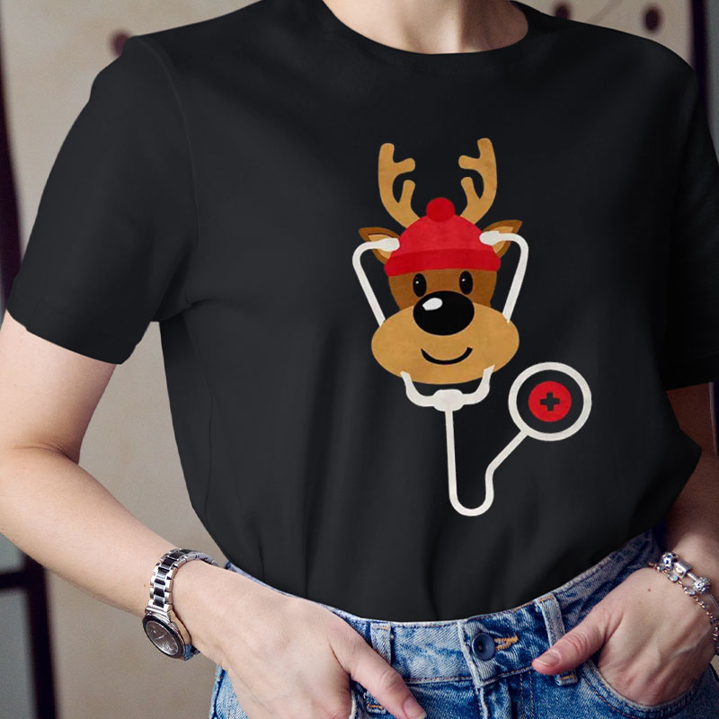 Here Comes The Elk Nurse T-Shirt