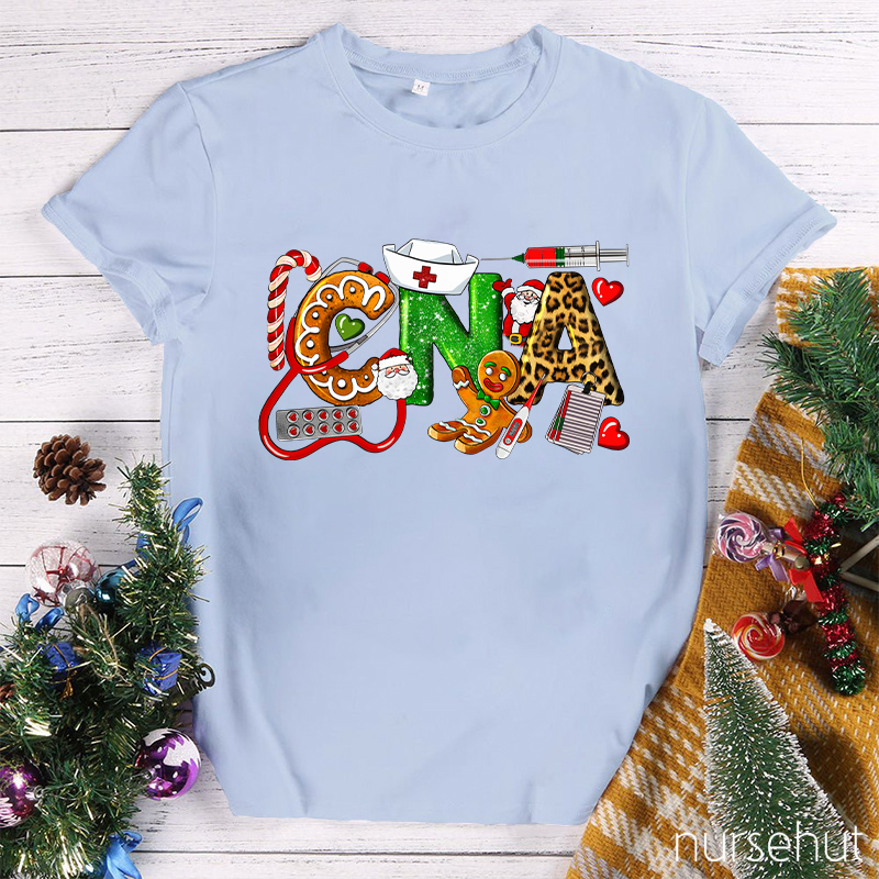 CNA We Deserve A Wonderful Christmas Nurse T-Shirt