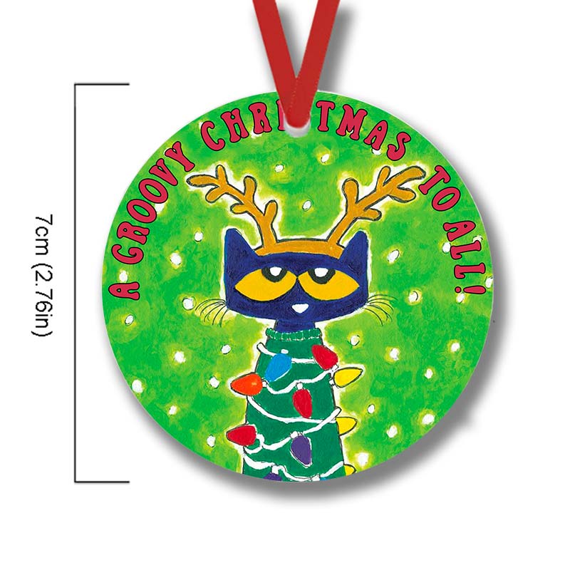 Personalized A Groovy Christmas To All Nurse Ceramic Christmas Ornament