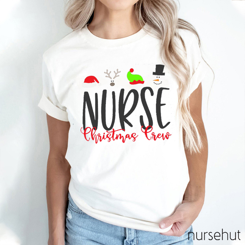 Nurse Christmas Crew Nurse T-shirt