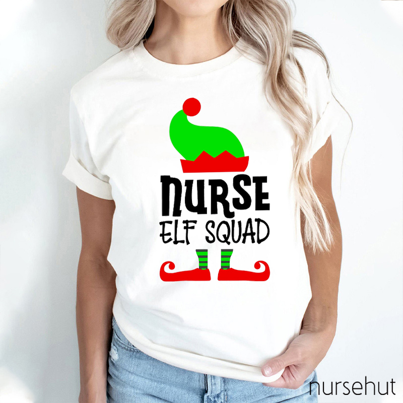 Nurse Elf Squad Nurse T-shirt