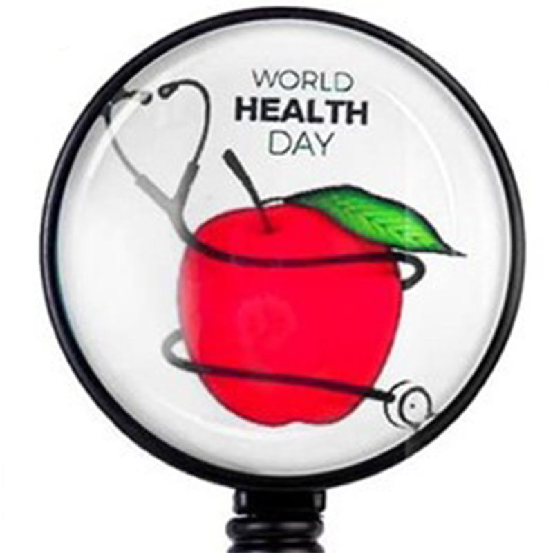 World Health Day Nurse Badge Reel