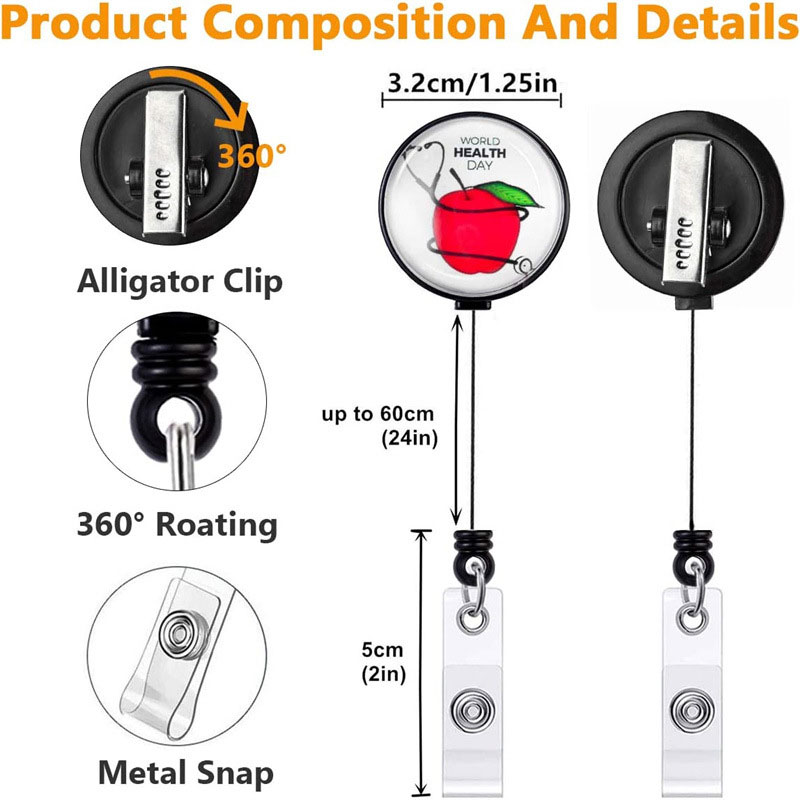 World Health Day Nurse Badge Reel