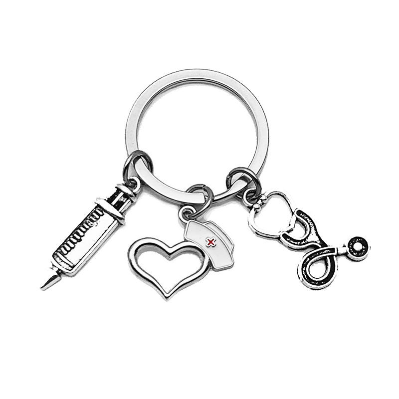 Simple But Classic Nurse Keychain