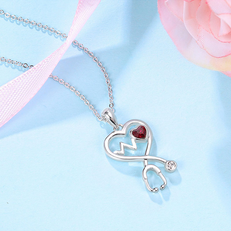 To My Nurse Stethoscope Necklace Nurse Necklace
