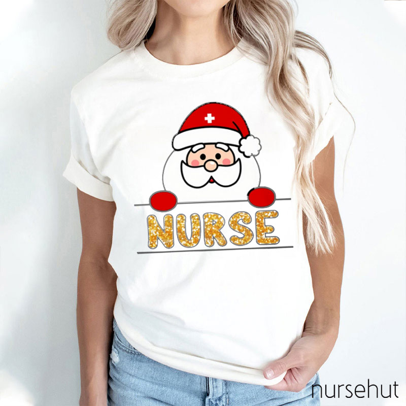 Santa Is Watching You Nurse T-Shirt