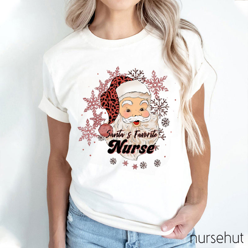 Santa's Favorite Nurse T-Shirt