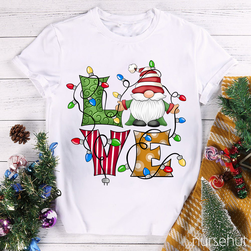 Love Gnomes Nurse T-Shirt