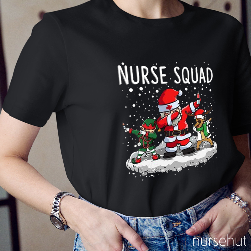 Nurse Squad Santa's Dream Team Nurse T-Shirt