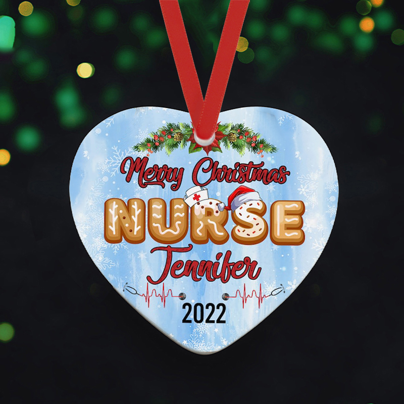 Personalized Nurse Scrubs Ornament, Cute Nurse Ornament, Scrub Life  Ornament Gift for Nurse, Custom Name Nurse Costume Christmas Ornament -   Norway