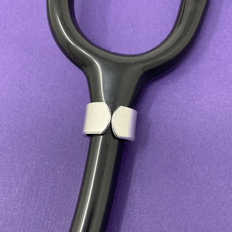 Personalized Cute Heart Nurse Stethoscope ID Tag