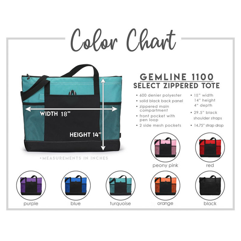 Christmas Nurse Zip Tote Bag