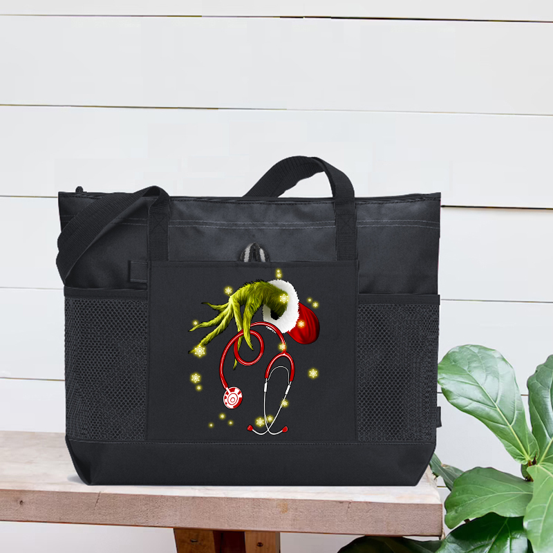 Is This Your Stethoscope Nurse Zip Tote Bag