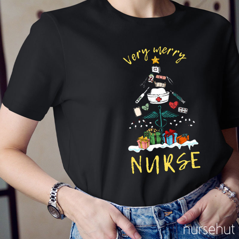 Very Merry Nurse T-Shirt