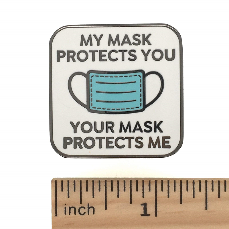 Face Mask Brooch Small Medicine Bottle Series Pin Set