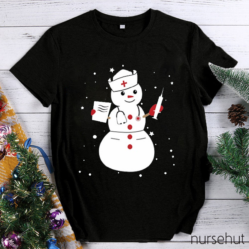 Snowman Nurse T-Shirt