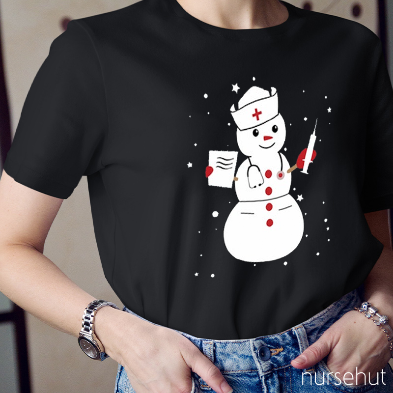 Snowman Nurse T-Shirt