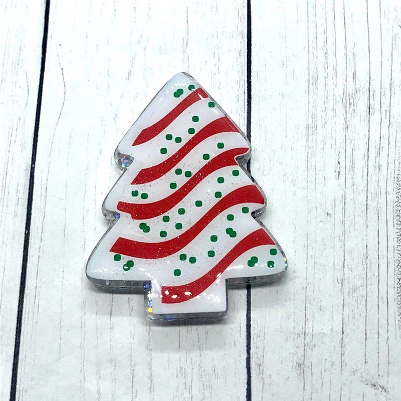Christmas Tree Nurse Badge Reel