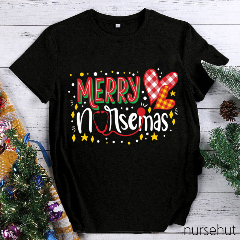 Merry Nursemas Nurse T-Shirt