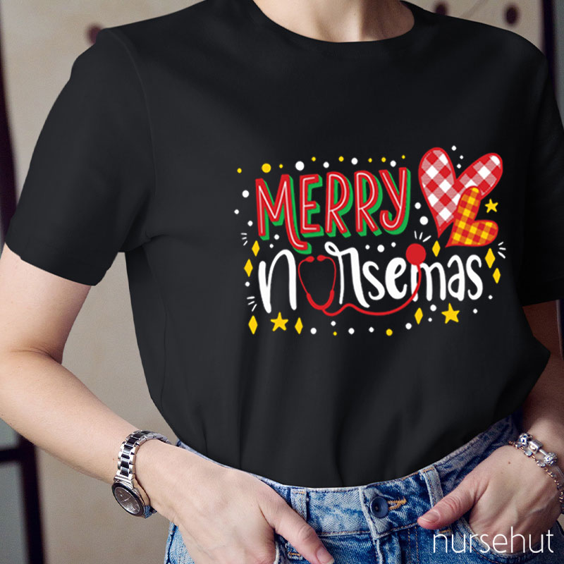 Merry Nursemas Nurse T-Shirt