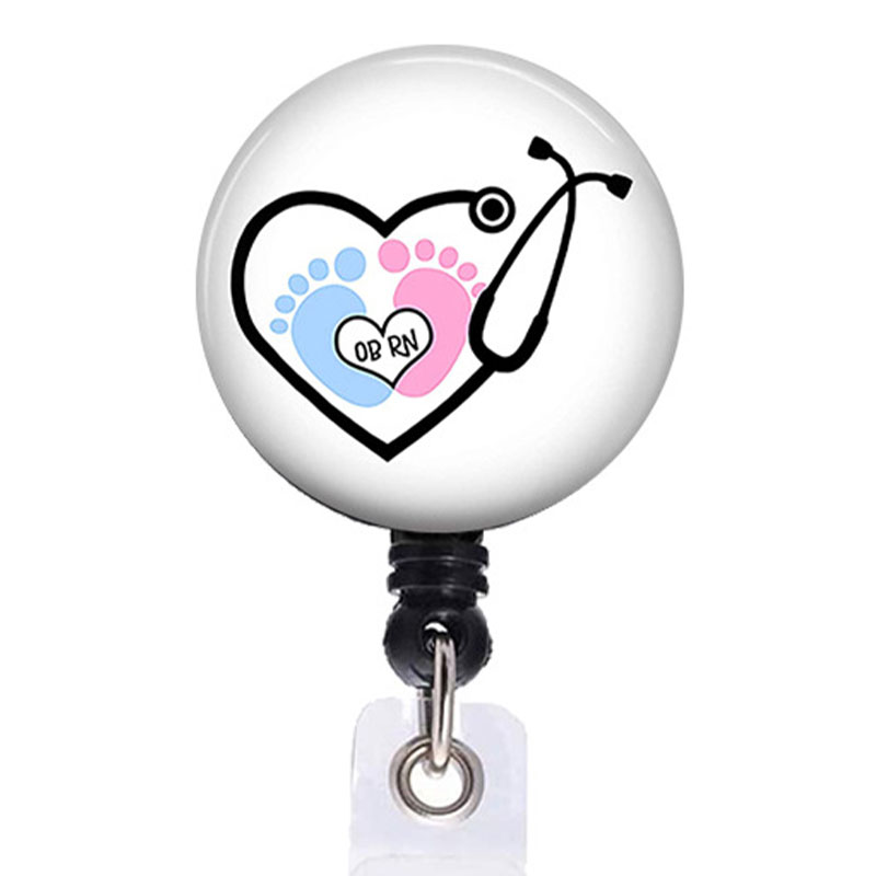 Everything Will Be All Right Nurse Badge Reel