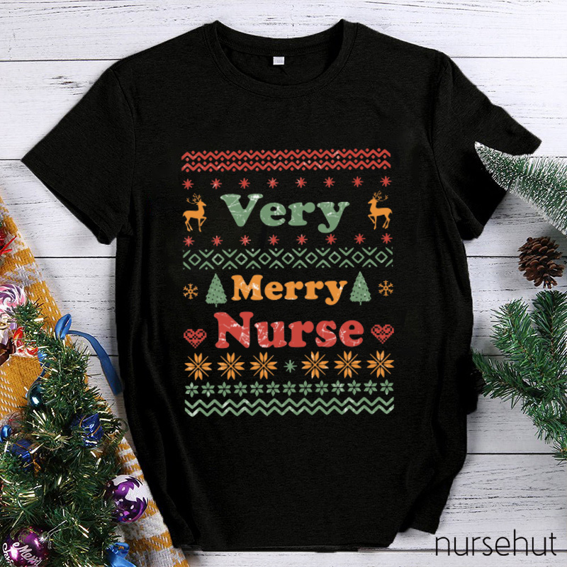 A Very Merry Nurse Nurse T-Shirt