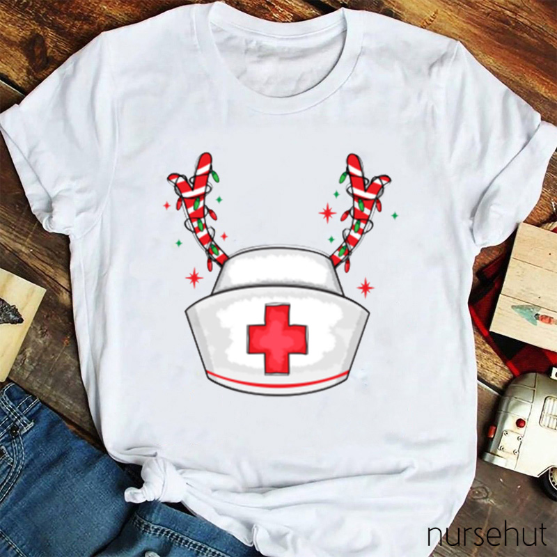 Elk Nurse Is Here Nurse T-Shirt