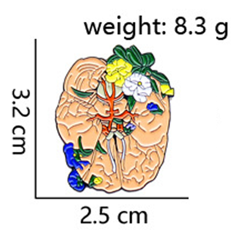 Pop Flower Organ Pin Set