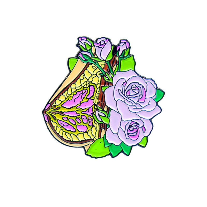 Pop Flower Organ Breast Pin