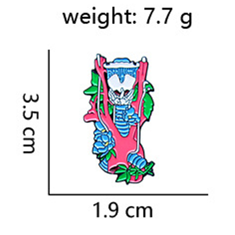 Creative Human Organs Larynx And Aorta Pin