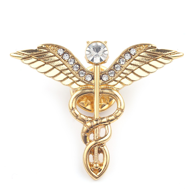 Judgment Angel Wings Cross Nurse Pin