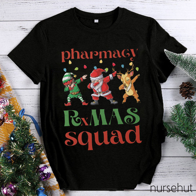 Pharmacy Rxmas Squad Nurse T-Shirt