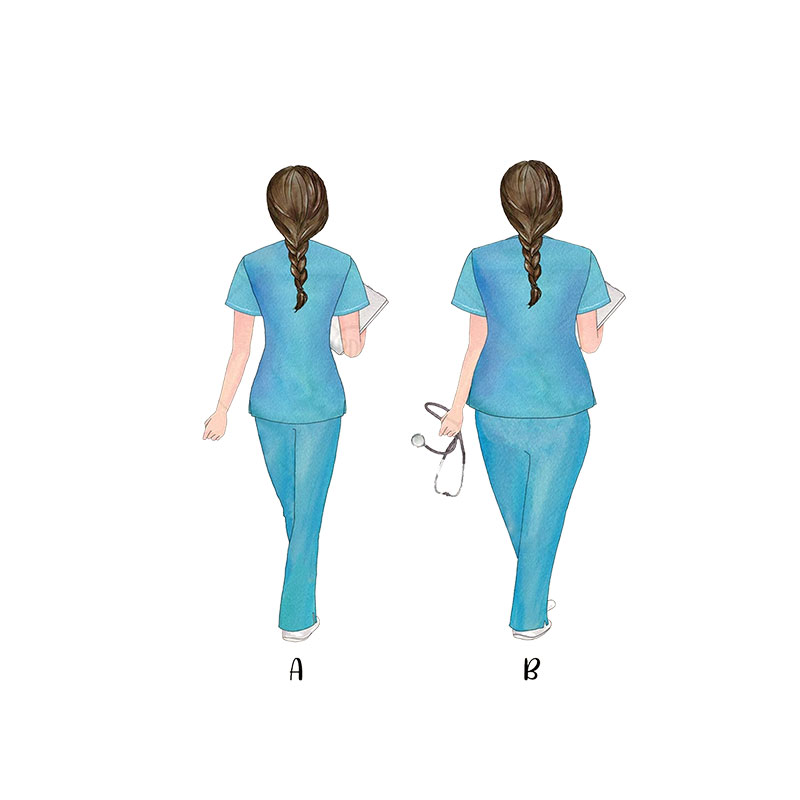 Personalized Personal Image Customization Nurse Water Tracker Bottle