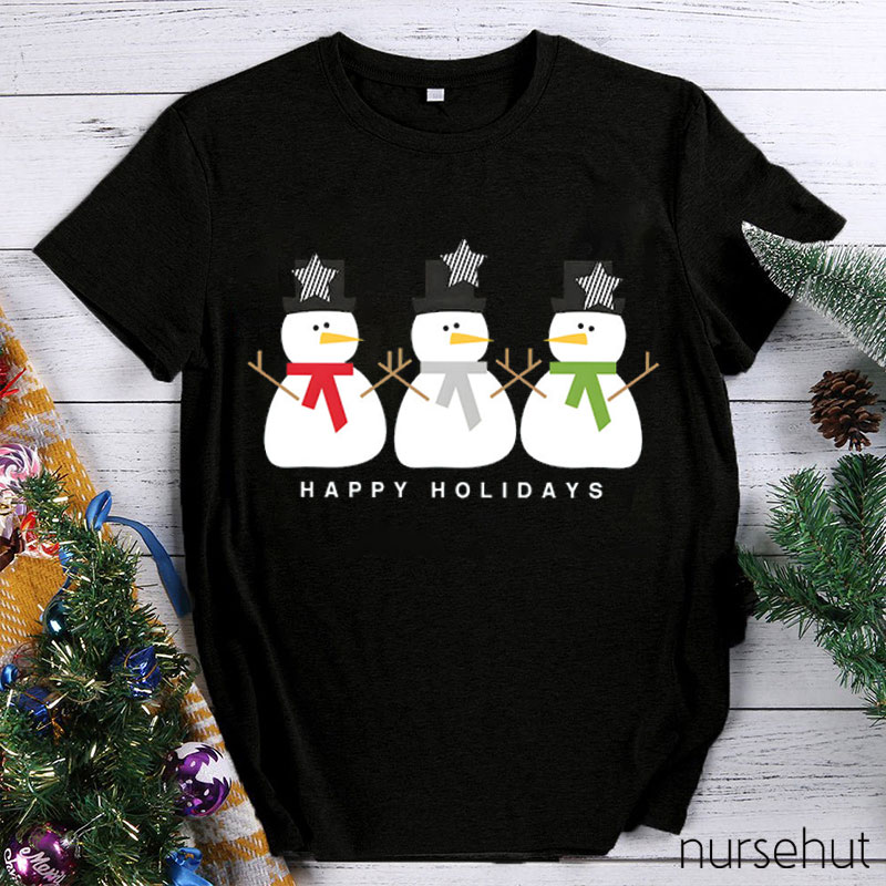Happy Holidays Nurse T-Shirt