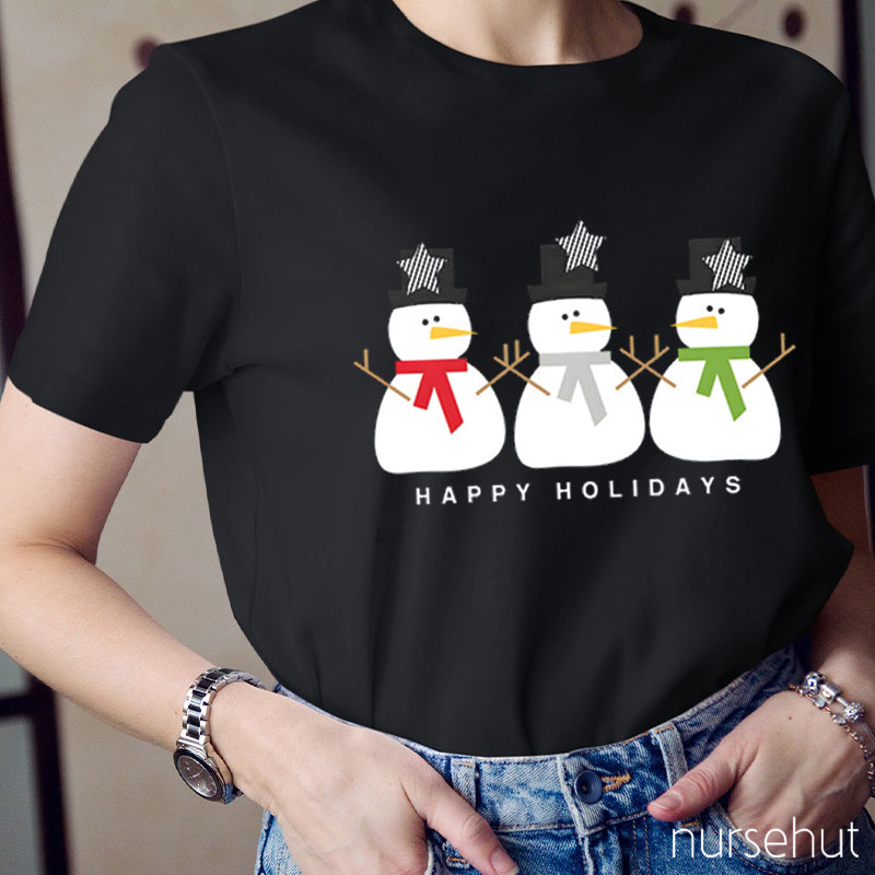 Happy Holidays Nurse T-Shirt