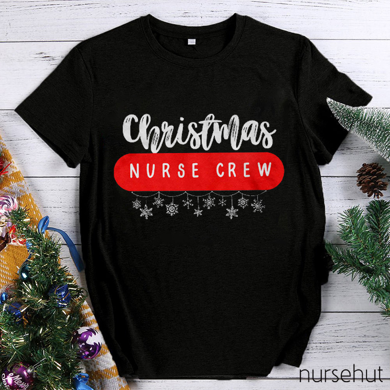 Christmas Nurse Crew Nurse T-Shirt