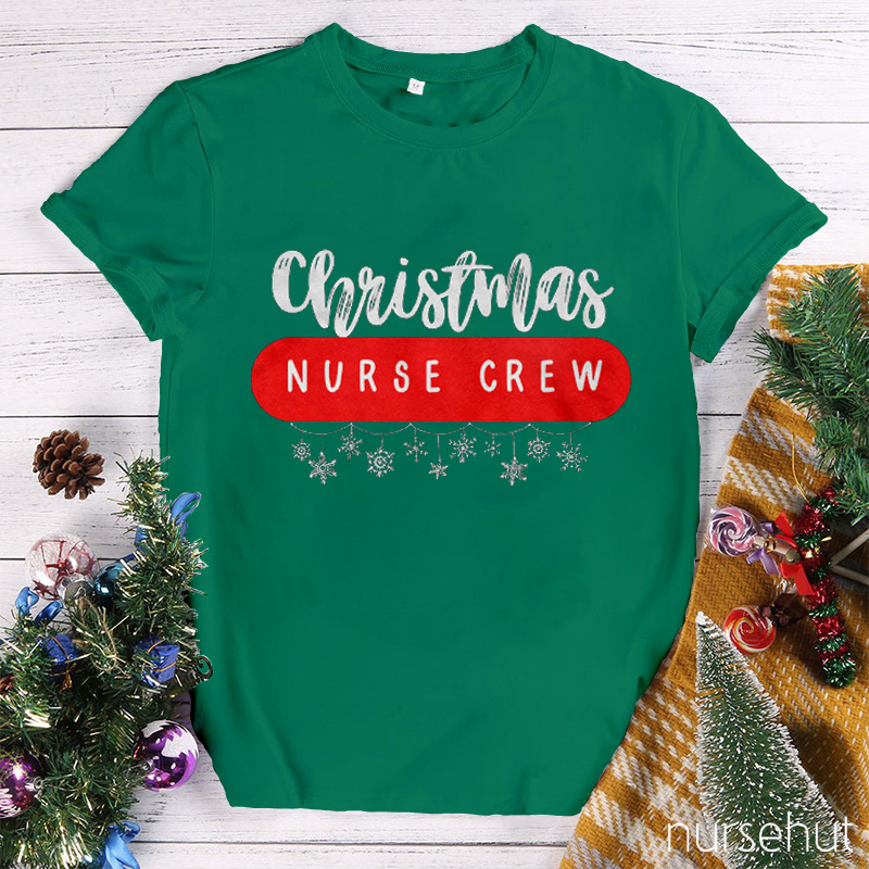 Christmas Nurse Crew Nurse T-Shirt