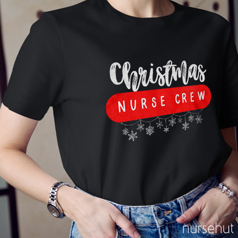 Christmas Nurse Crew Nurse T-Shirt