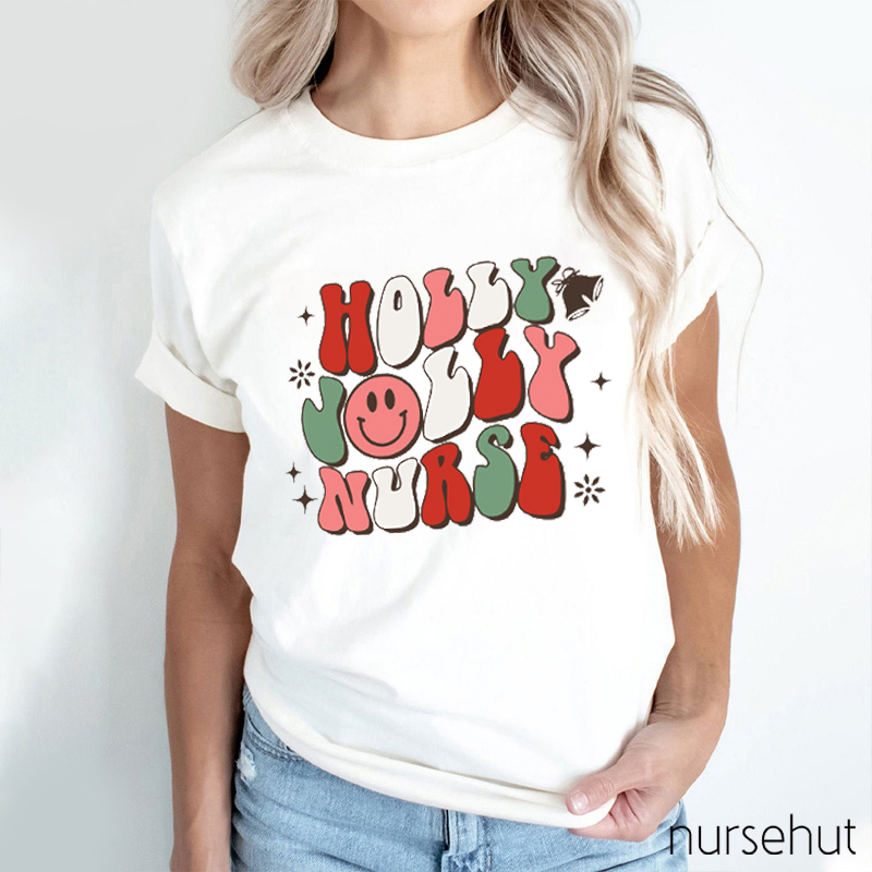 What A Holly Jolly Nurse T-Shirt